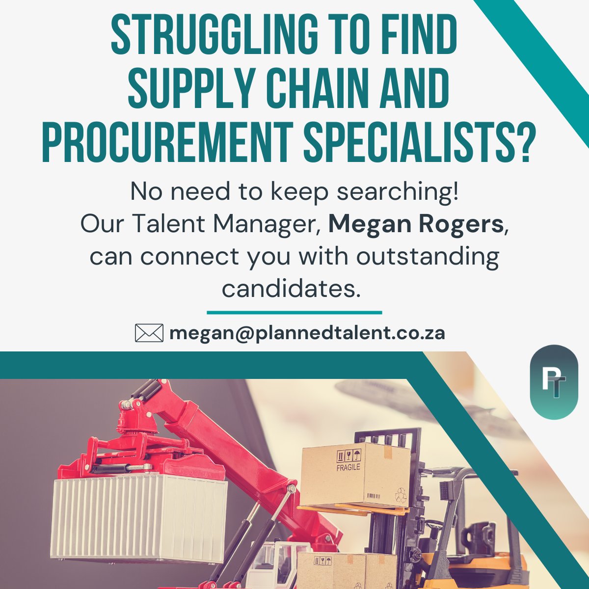 Feel free to reach out to Megan Rogers if you're looking to acquire exceptional talent.
#letsplantogether #supplychainjobs #procurementjobs