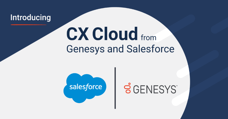 Genesys's tweet photo. 𝗡𝗘𝗪𝗦: To help businesses drive more value from #data and #AI we've expanded our partnership with @Salesforce 🤝
 
Learn how this new native integration between #GenesysCloudCX and Salesforce @ServiceCloud will result in smarter end-to-end customer and employee experiences.