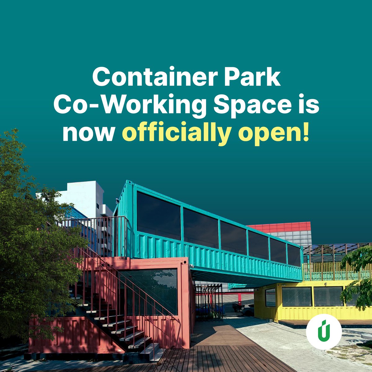 hdcmaldives's tweet image. Our brand-new container park co-working space is now open and ready for you to get some work done!

#SupportingCommunities 
#WithUrbanco