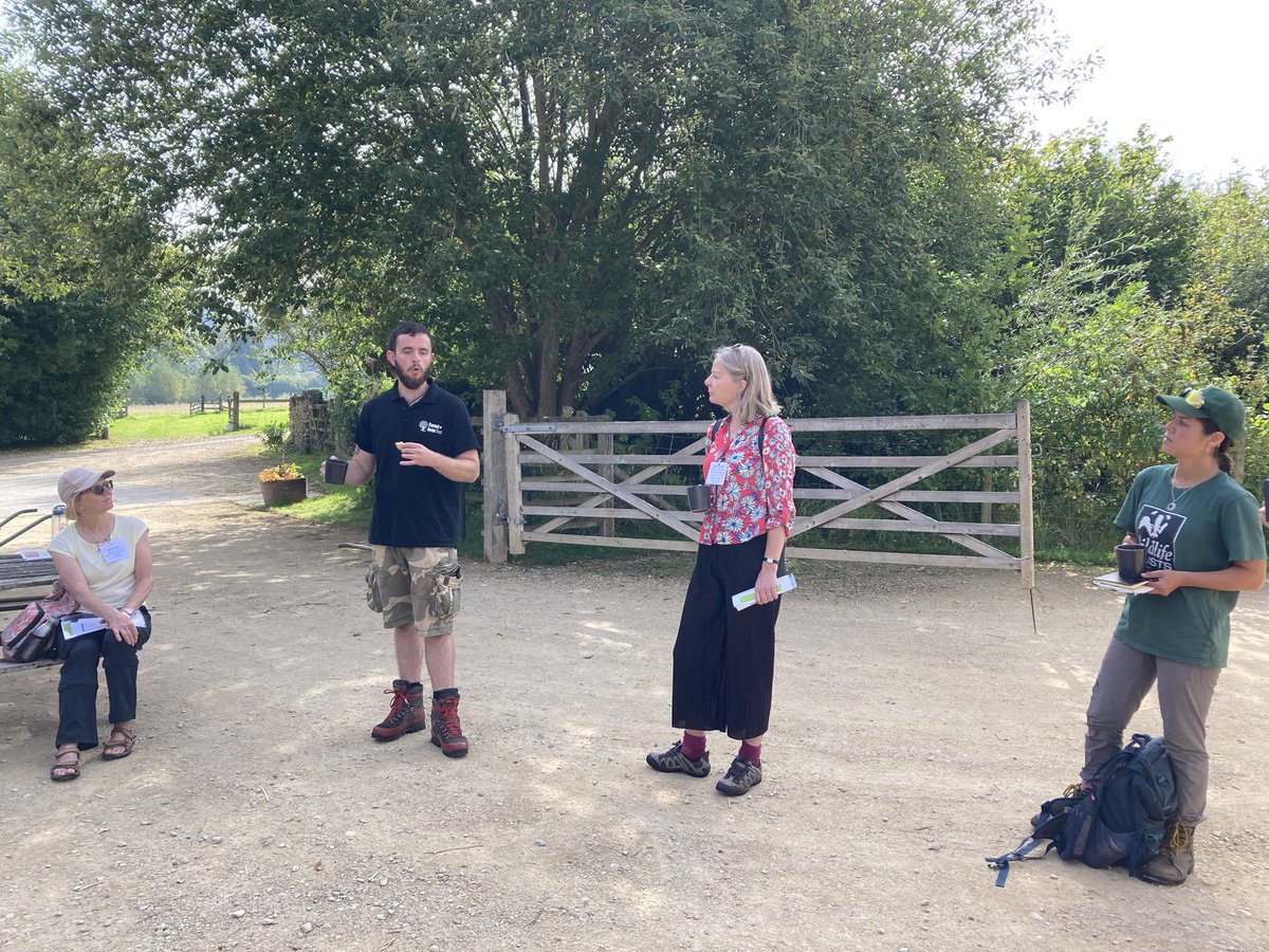 Todays for the #landscapesforlife conference we’re learning outside the classroom. What an amazing morning at @follyfarmcentre hearing about so many interlinked projects run by @bathnes @avonwt @CotswoldsAONB @MendipHillsAONB and many more!