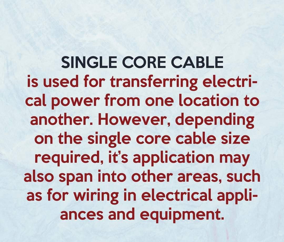 zimcables's tweet photo. Unlock the power of Single Core Cables with @zimcables! ⚡🔌 Experience efficient power transmission, easy installation, and reliable performance for all your electrical needs. Trust @zimcables for superior quality and unmatched reliability. 💪✨

 #SingleCoreCables #Efficiency https://t.co/2vdo3sCKck