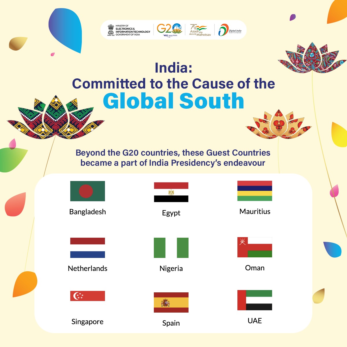 #G20Flashback | The outcomes of the #G20DEMM demonstrated India’s strong commitment to the cause of the #GlobalSouth. 

#G20India #G20DEWG #G20Summit

@ihcdhaka @indembcairo @HCI_PortLouis @IndinNederlands @india_nigeria @Indemb_Muscat @IndiainSingapor @IndiainSpain @SpainInIndia…