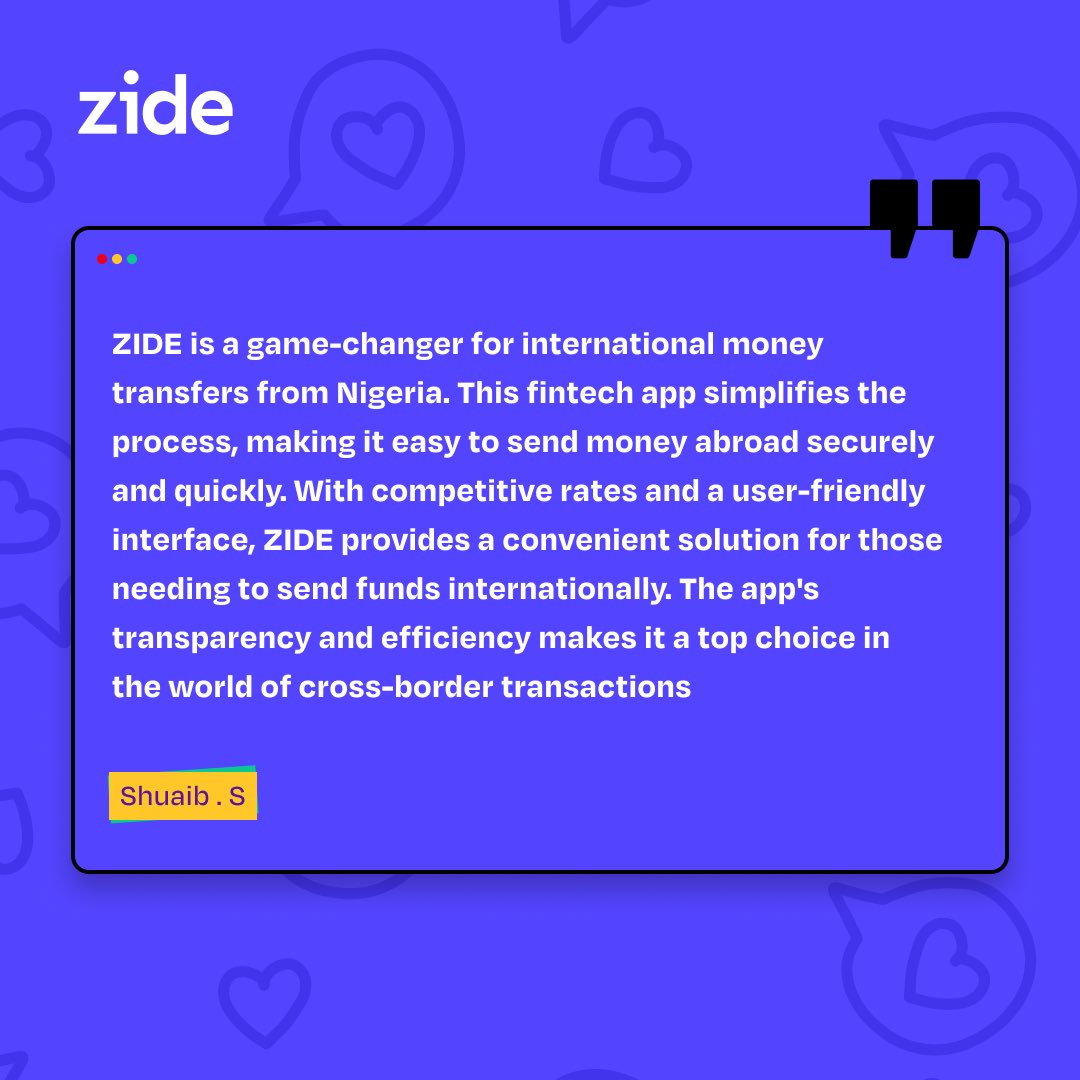 Shuaib's thrilled about the seamless, secure, and super-responsive Zide app! 🙌 Join the league of savvy businesses using Zide for global transactions. Visit usezide.com #ZideApp #GlobalPayments #BusinessSolutions #Globaltransactions