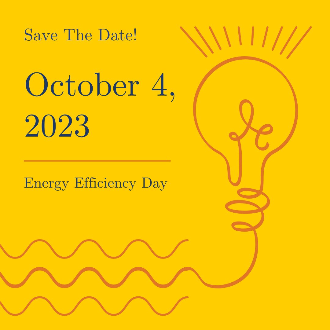 EfficiencyDay's tweet image. Join us on Oct. 4 to celebrate working together toward greater #energyefficiency.

energyefficiencyday.org/join-today/

#EEDay2023