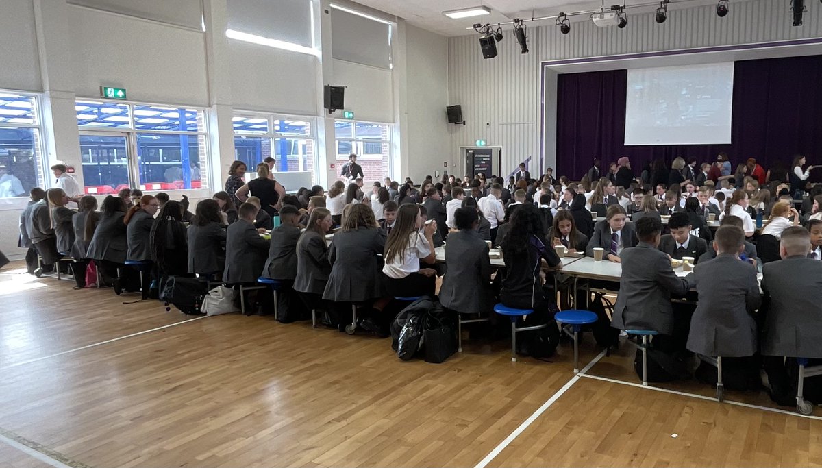 Year 7 family lunch with students and staff is underway #FirstDayOfSchool #schoolfamily #potentialintoreality