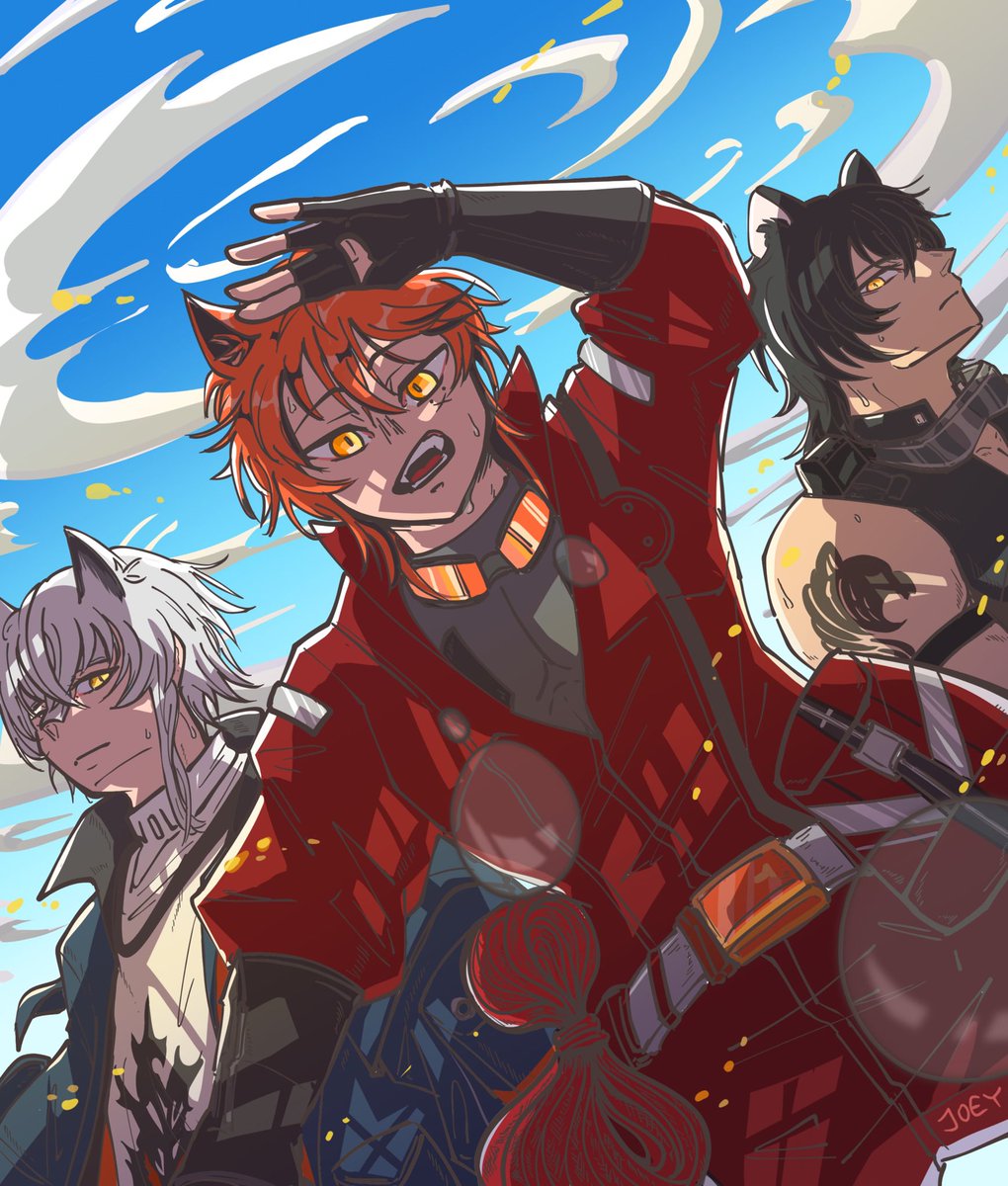 vanillacaramal's tweet photo. Hello~ got tagged in an art train by the awesome @Mizrii_ 

I love making art of my fave characters! My style tends to switch between simple lines to painterly~

Next stop on the art train @TinkerTodArt @ChickenNubbet 🚂

#artmoots #EnsembleStars #JujustuKaisen #ArknightsFanArt https://t.co/D5qEijewlk