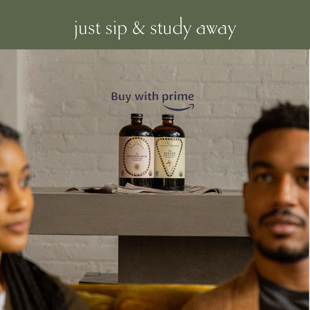 tryexplorer's tweet image. Energy should be the last of your worries as you get back into the swing of school🤓 REMINDER to stock up on your cold brews with @buywithprime so it's the last thing on your mind