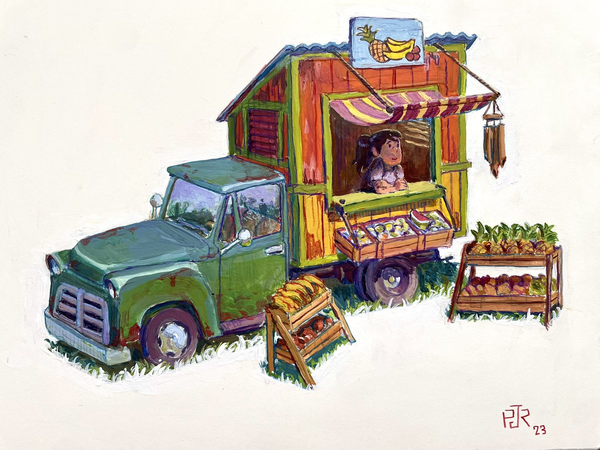 A painting I did for a one day show happening this Sunday at Gallery
Nucleus, with the aim of raising funds for the Maui Strong Fund!
artformaui.org Done in acrylic with some pencil details-
I'II share steps below!