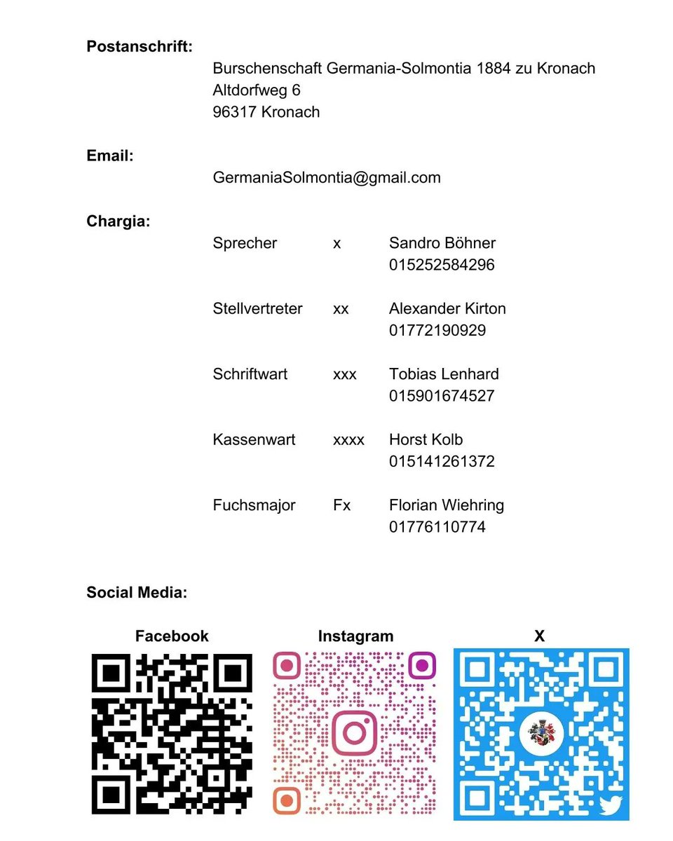 Semesterprogramm WS 2023/2024

#hochschulburschenschaftkronach #hochschulstadtkronach #studiuminkronach #LucasCranachCampus #InnovativeGesundheitsversorgung  #berufspädagogikimgesundheitswesen #zukunftsdesign #AppliedDigitalTransformation #burschenschaft #germaniasolmontia