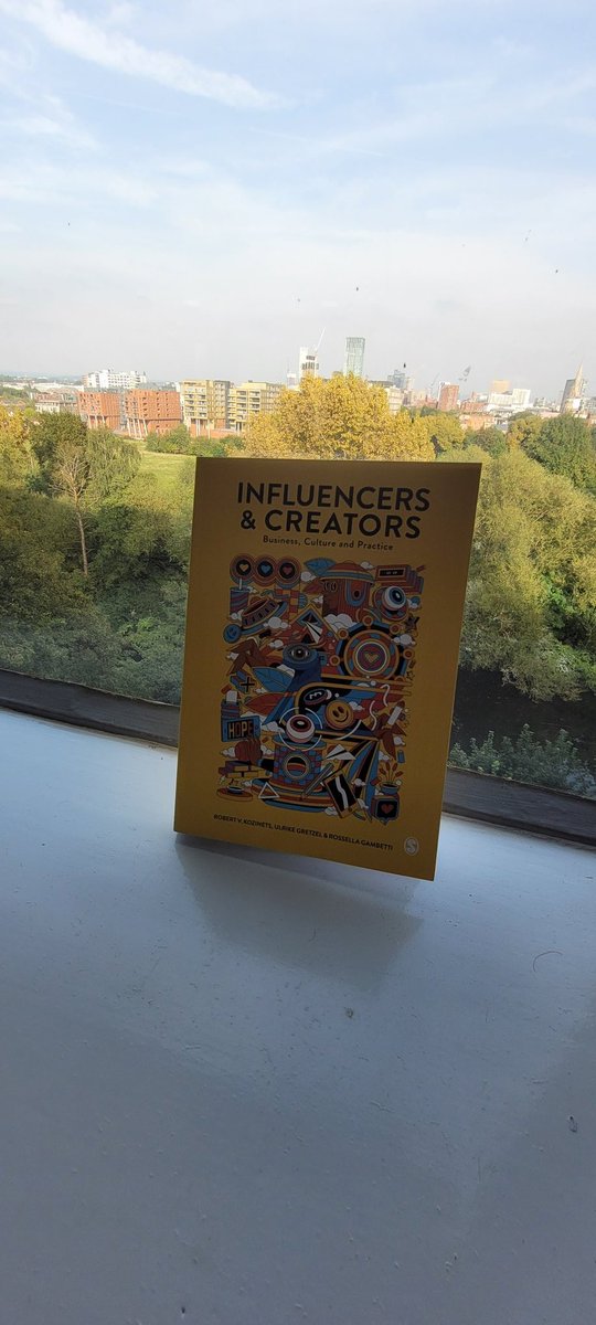 What a nice surprise was waiting for me at work when I came from my leave. Perfect timing as I'm in content planning mode at @SalfordUni. Thank you @SAGEPublishers for sending a printed copy! Nothing beats real book. #Influencers #digitalmarketing #influencermarketing