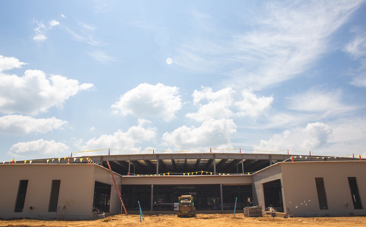 archimania's tweet photo. Check out construction progress from the Blue Oval City TCAT site. #construction #blueoval_tn https://t.co/mdMOLgzPHs