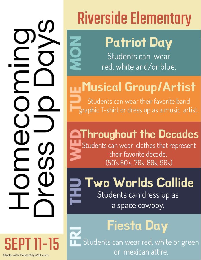 Riverside Elementary Counselor (@re_cowboys) on Twitter photo <a href="/RiversideEleme2/">Riverside Elementary School</a> Cowboys will be ready to show off their Hoco Spirit next week! <a href="/Ranger_StuCo/">RangerStuCo</a> <a href="/UrenoOlivas/">Claudia Ureno-Olivas</a> <a href="/RiversideEleme2/">Riverside Elementary School</a> Cowboys will be ready to show off their Hoco Spirit next week! <a href="/Ranger_StuCo/">RangerStuCo</a> <a href="/UrenoOlivas/">Claudia Ureno-Olivas</a>