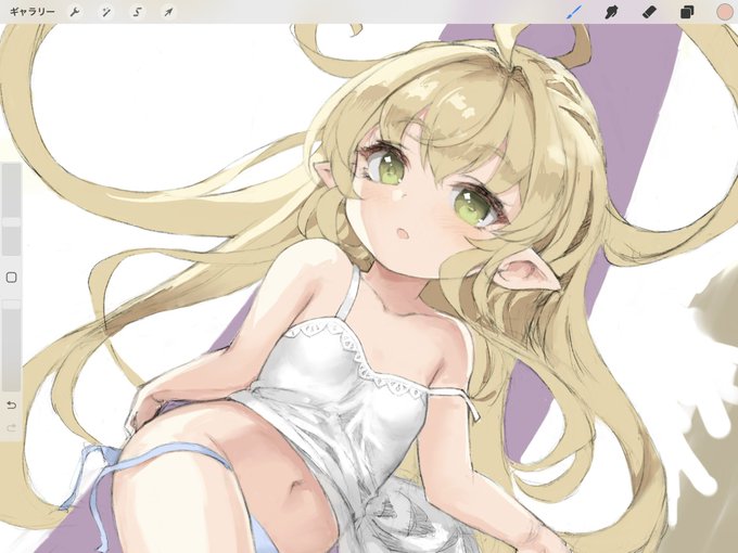 別の描きかけメリッサちゃん 