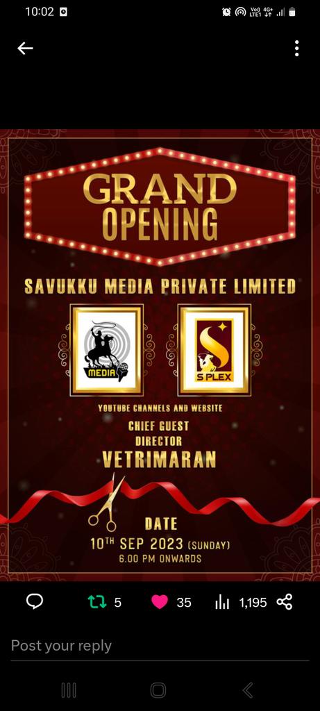 Savukku Fans Club tweet media