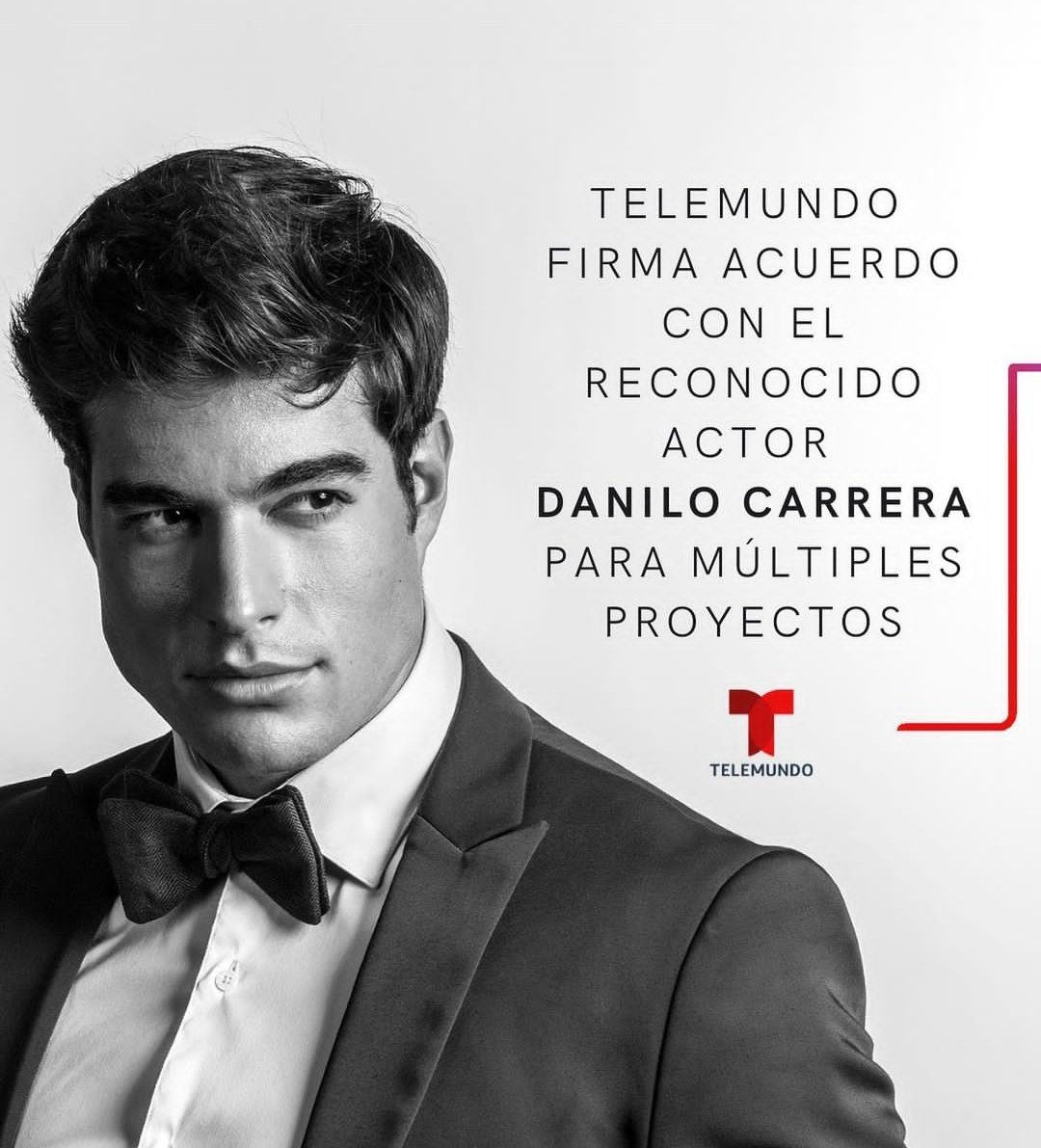ShowMxico2's tweet photo. FAMOSOS ⭐

El actor @DaniloCarrera llega a la familia de @Telemundo donde formará parte de diversos proyectos.

#Famosos #Telemundo #MasQueShow https://t.co/6yE5NW2tVj