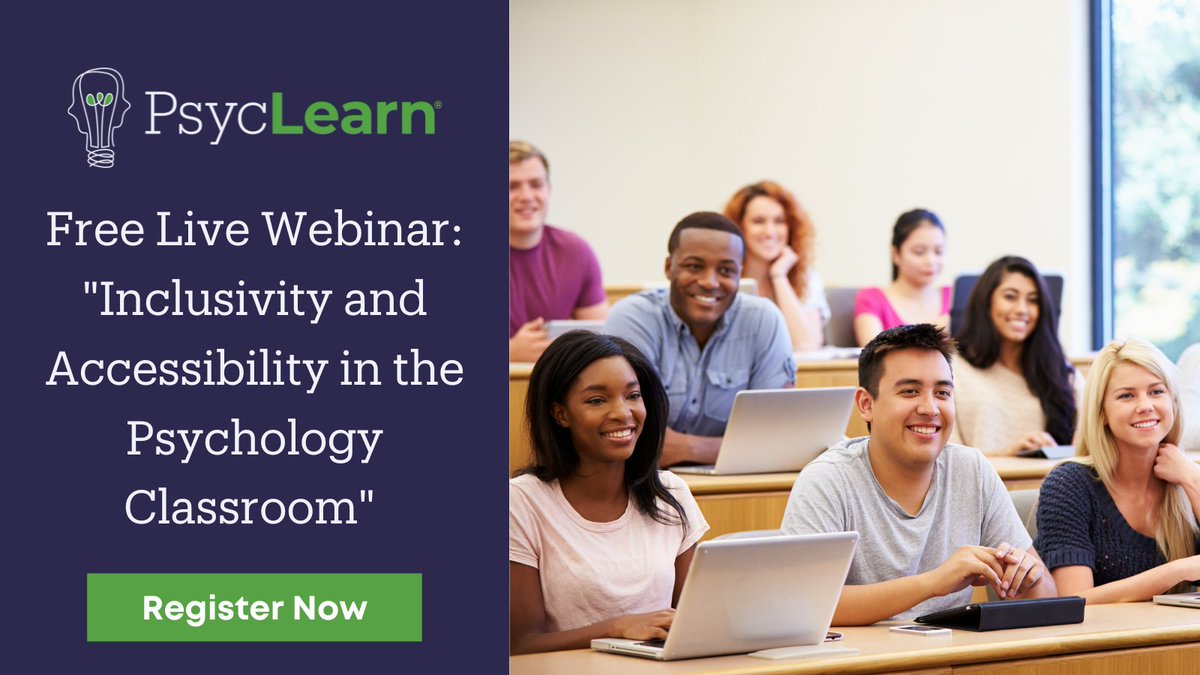Tomorrow! Join the live APA #webinar “Inclusivity and Accessibility in the Psychology Classroom” to learn more about <a href="/CAST_UDL/">CAST</a>’s Universal Design for Learning and ways to make courses in higher education more #accessible to diverse learners. Register: bit.ly/446BpNU