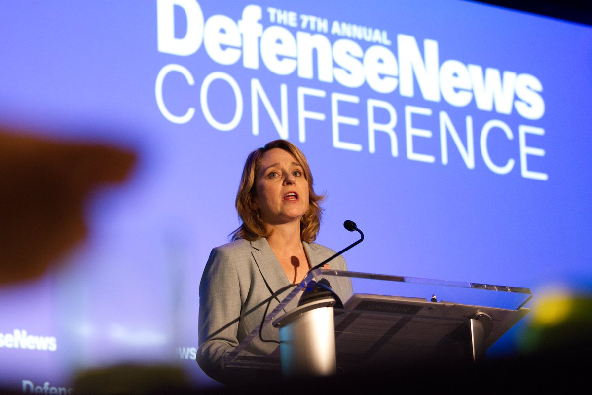defense_news's tweet photo. @DepSecDef at the 2023 Defense News Conference on Wednesday, Sept. 6.

[Photo by @demarest_colin] #dnconf #defensenews #conference #specialcoverage https://t.co/UONH9vDqLk