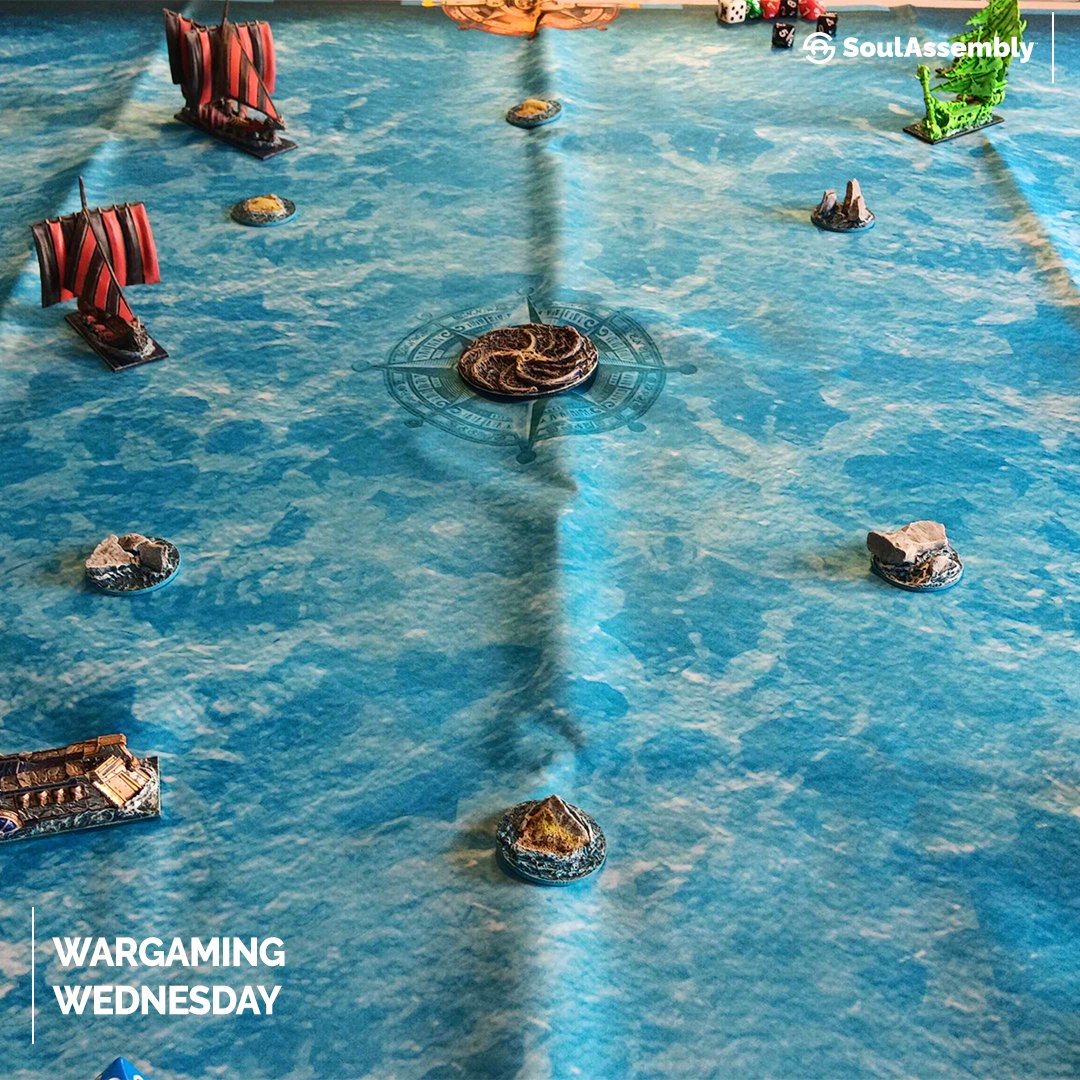 Today, our crew embarked on a thrilling naval adventure as we dove into the Vortex Mission in 'Kings of War: Armada' by Mantic Games. 🌊

Wargaming Wednesdays are all about bonding over epic battles, and we can't wait to see where our adventure takes us next!🎉