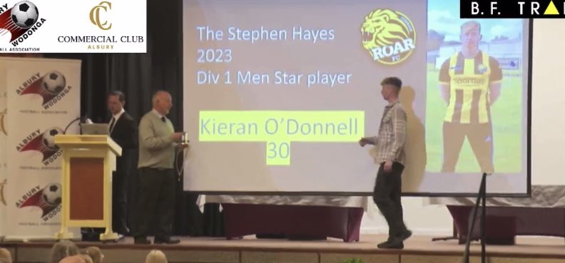 jeod4's tweet photo. Proud beyond words @kieranod99 ❤️

AWFA Top Goal Scorer
AWFA Star Player

Kieran O'Donnell was crowned AWFA Star Player on Wednesday. He also won the Division 1 men's Golden Boot after scoring 33 goals in 17 league games. @COBRAMROARFC ⚽️🏆 https://t.co/6X4RMVlLPw
