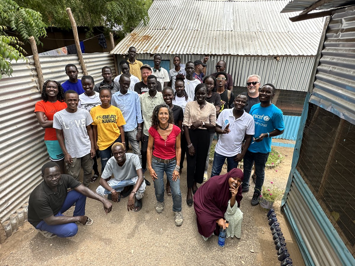Thrilled to be at the Kakuma Refugee Camp in Kenya last week with this exceptional group of students! Working in partnership with @ElimishaKakuma and @opensocietyuniv we offered a visual storytelling workshop. Special thanks to @RutgersGlobal for supporting this work!