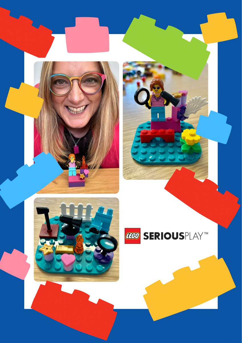 One of the joys (of which there are MANY) about being a ‘Playful Academic’ is that ‘Staff Training’ means playing with Lego all day! Huge thanks to @playbrarian for facilitating - a fantastic and inspiring day about the LSP methodology ✨