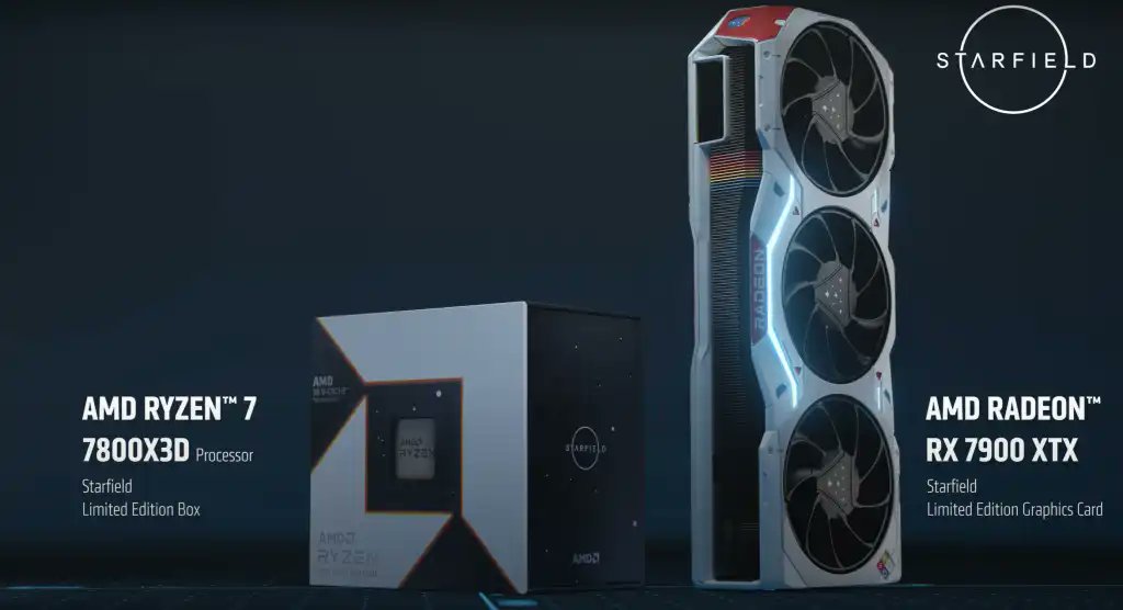 Play #Starfield with us 🚀LIVE NOW! 🚀

Join us to WIN our MOST EPIC PRIZE ever on Twitch.tv/DechartGames!

@AMD created 500 Limited Edition #Starfield📷 Radeon™ RX 7900 XTX & Ryzen™ 7 7800X3D processor gift packs and partnered with me to give one away! #GameOnAMD #AMDPartner