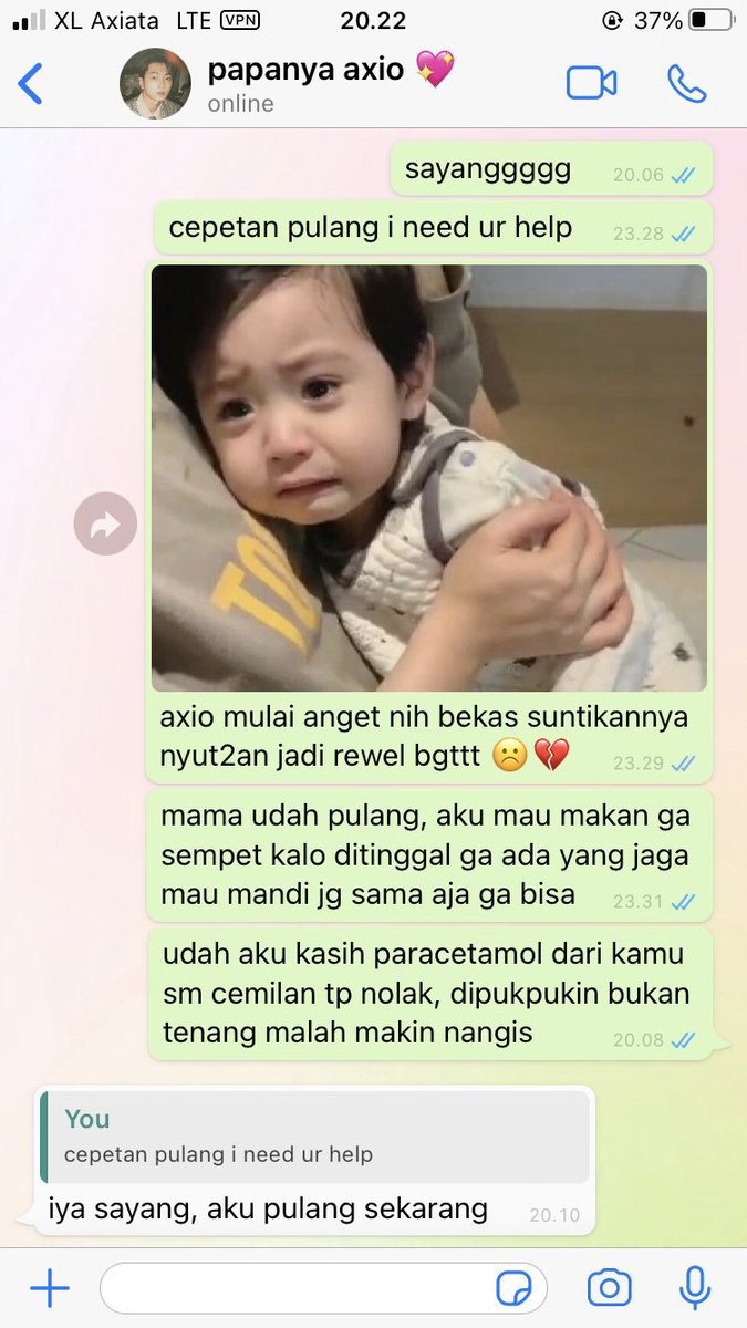 iivienrose's tweet photo. ; alexio imunisasi #dailysergia 

ㅡ jay few tweets marriage life local au. https://t.co/Fk7hK5H2zi