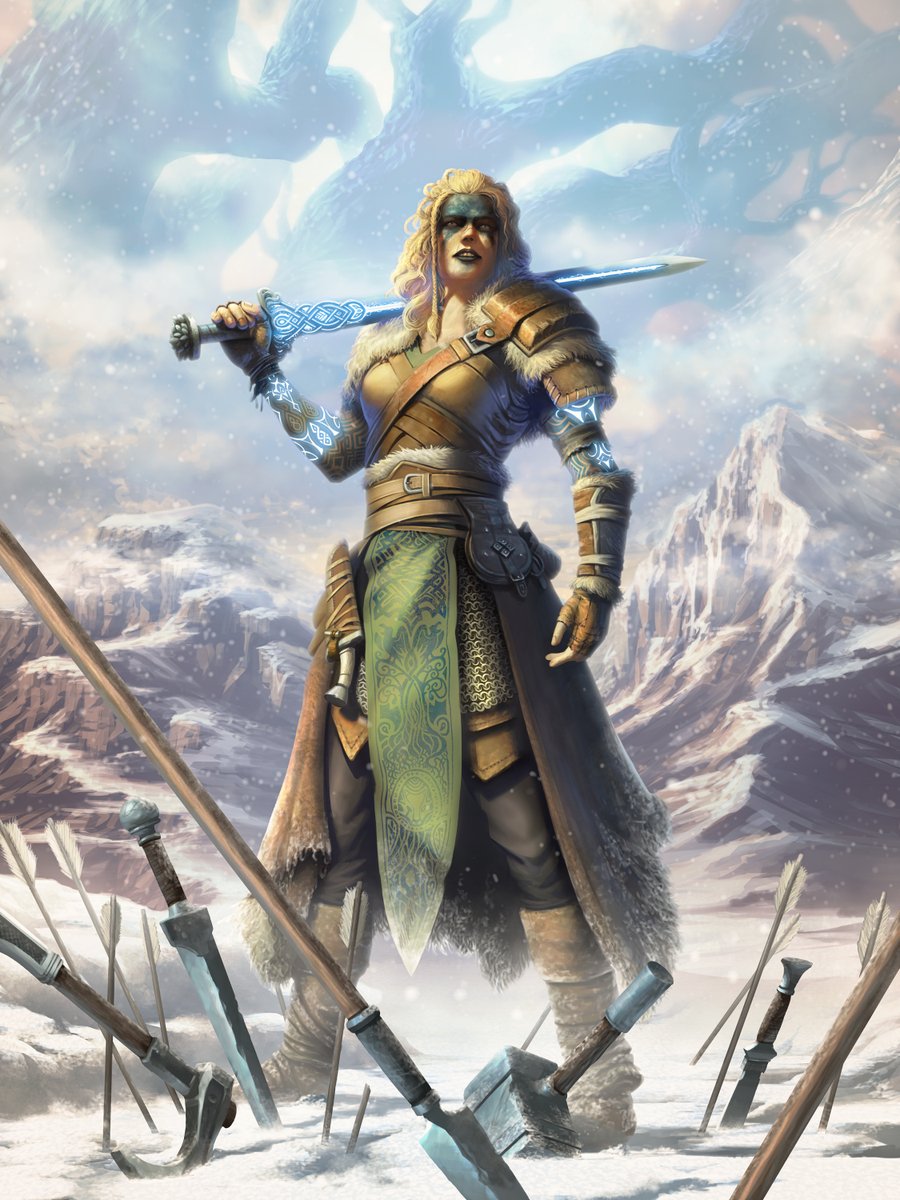 oabnormal's tweet image. Where have I been? Well, I disappeared into the internet mist to level up, and I just completed the Fantasy Illustration course at SWATCHES ACADEMY.