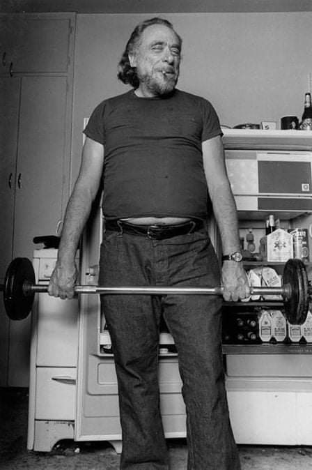Bukowski doing his physio home exercises... #Compliance