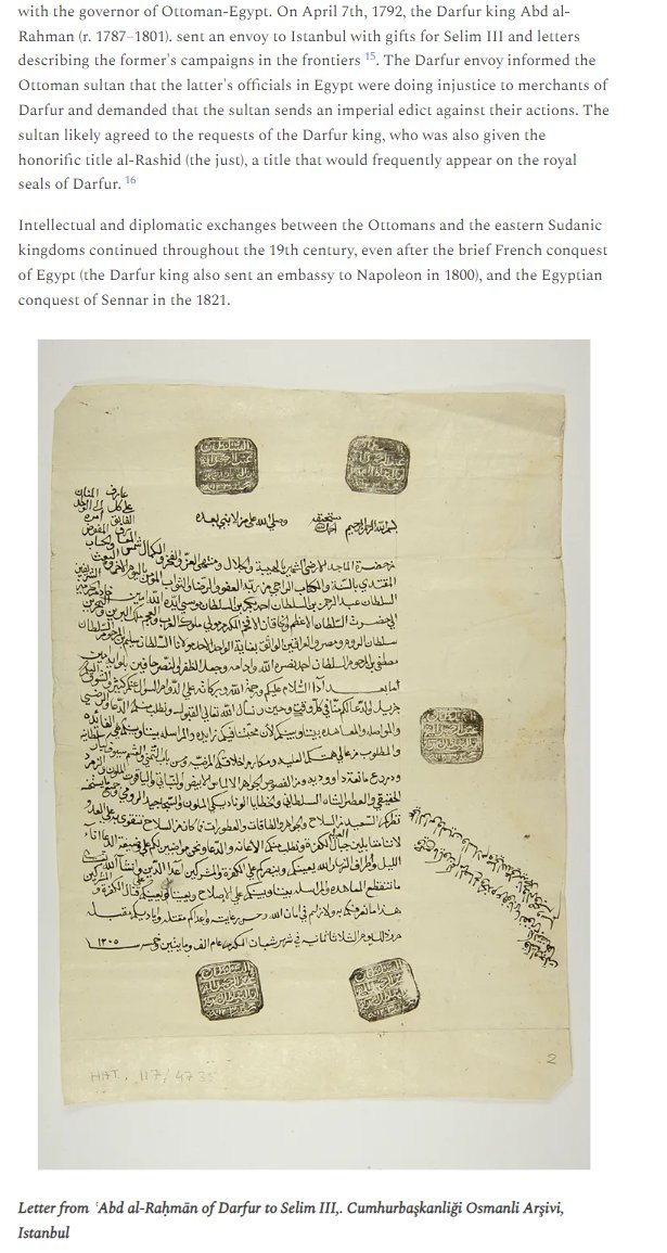 rhaplord's tweet image. icymi

&quot;Historical links between the Ottoman empire and Sudanic Africa (1574-1880)&quot;

travel and exchanges between Istanbul and the states of; Bornu, Funj, Darfur and Massina...

africanhistoryextra.com/p/historical-l…