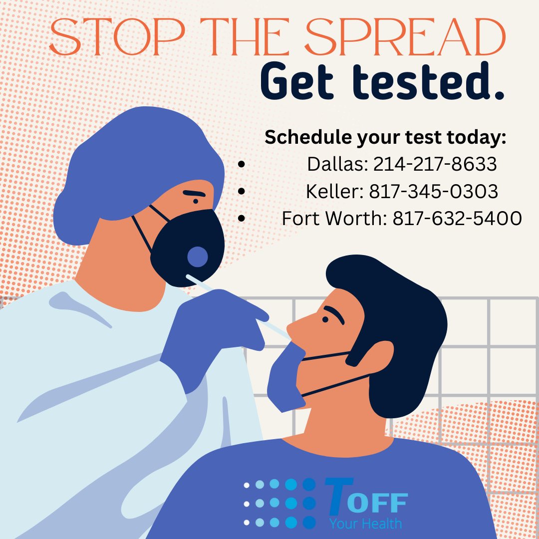 TOff_YourHealth's tweet photo. With flu season approaching, COVID is on the rise again. If you, or anyone you know is experiencing any COVID symptoms, please contact us to schedule your Rapid Test

#CovidTestingFortWorth #Covid19TestFortWorth #Covid19TestDallas #Covid19TestKeller https://t.co/kMjZPmm6qv