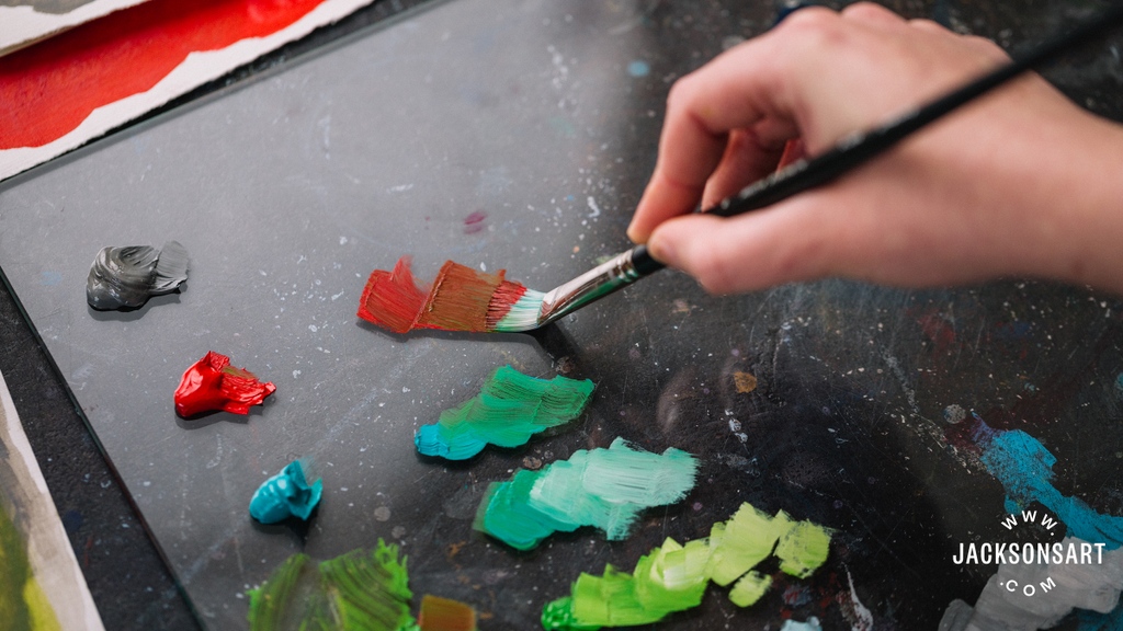 jacksons_art's tweet photo. The Jackson’s Professional Oil Paint range is expanding with five versatile new colours. In this article Louise Reynolds tests them out, and looks a little closer at their ingredients, application, and mixing properties. https://t.co/bnu3suMbH7 #oilpainting #paintign #artsupplies https://t.co/REzNqyLvyx
