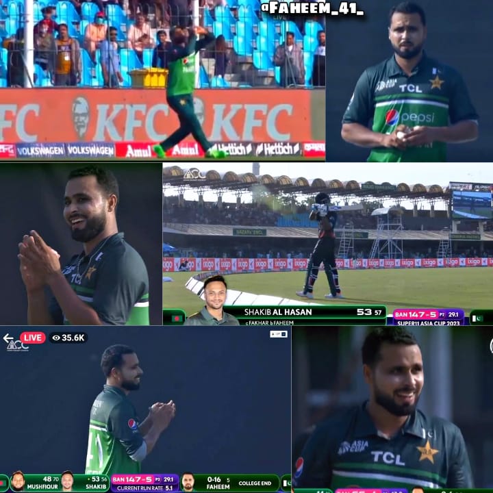 faheem_41_'s tweet photo. First Wicket By 🔥
@iFaheemAshraf ❤️
.
#AsiaCup2023 #ranafaheemashraf #Faheem41 #yoyo41 #41islove #pakstar https://t.co/cdAWRmb2o3
