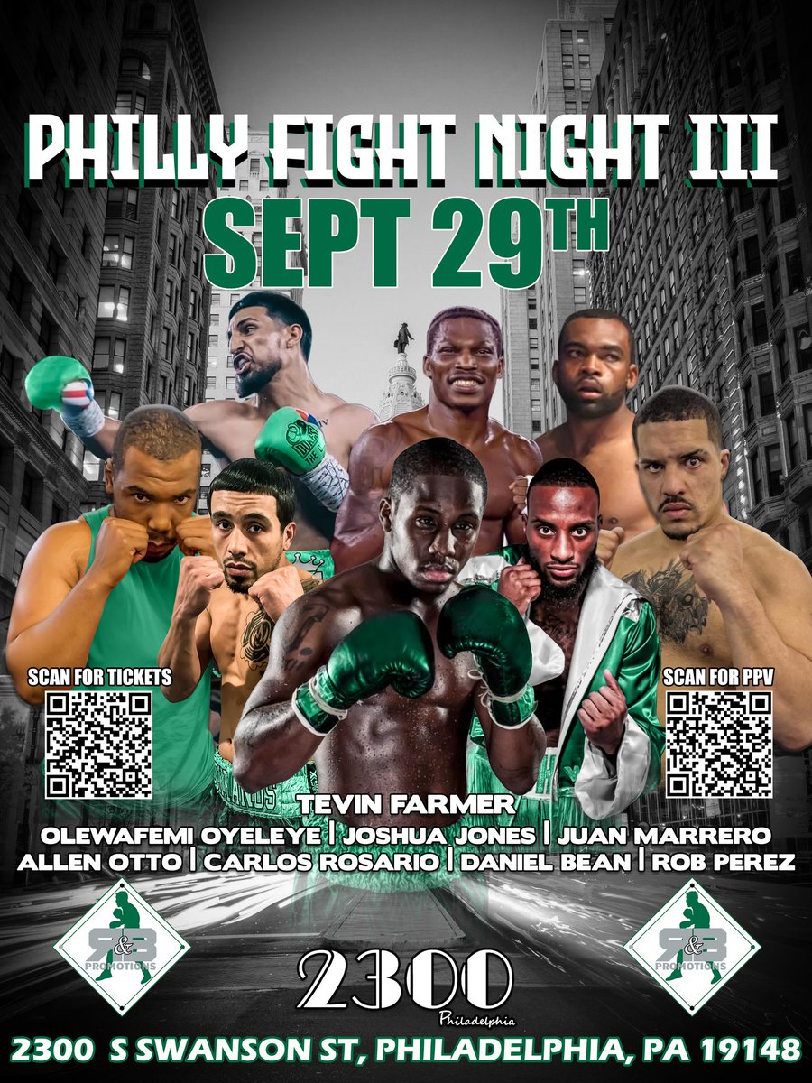 #phillyfightnightIII #randbpromotions #stbmanagement #boxeo #boxing #sept29th #philadelphia