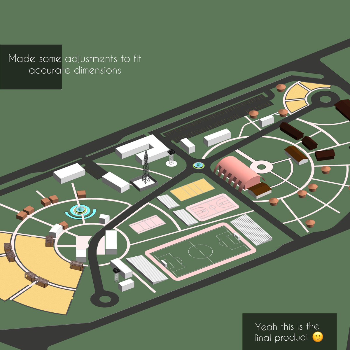 a_ogonnaa's tweet image. This is the biggest size of land I have ever worked on - 56,000sqm #conceptdevelopment #architecture #landscaping #park