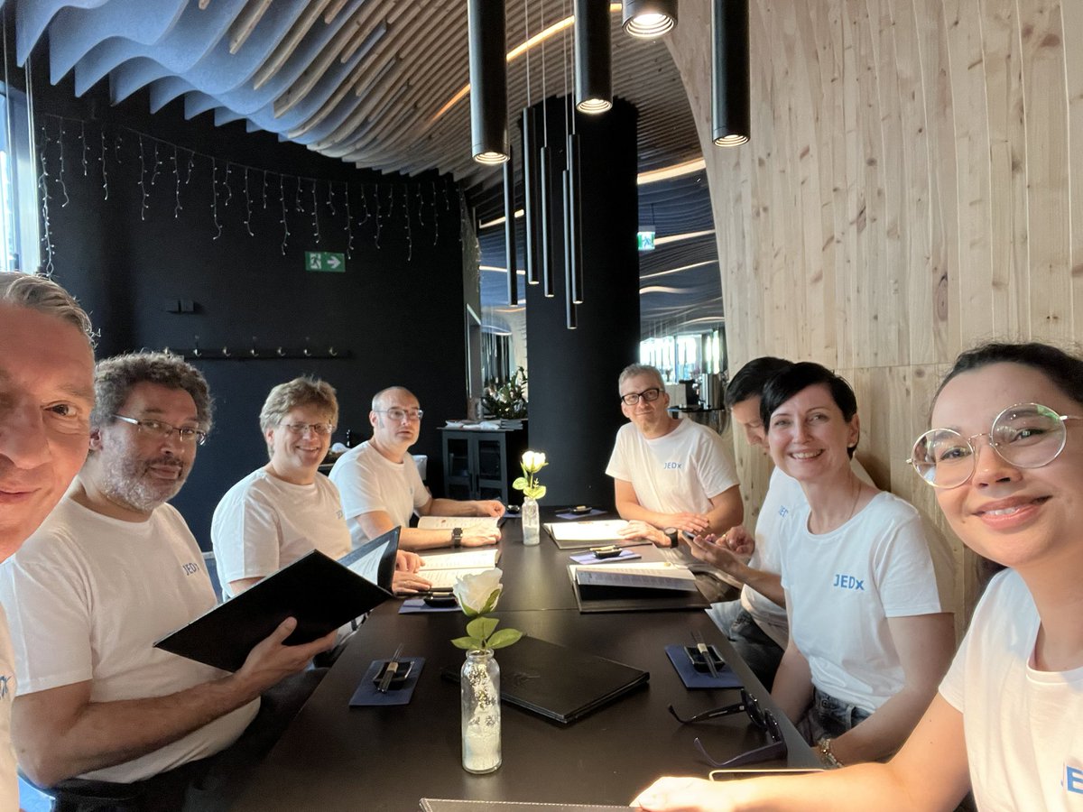 JEDx Forum 2023 evening event dinner at FujiYama restaurant in Nürnberg @JEDxKonferenz <a href="/PehlivanovH/">Hristiyan Pehlivanov</a>, <a href="/robertbrautigam/">Ròbert Bräutigam</a> <a href="/sippsack/">Falk @sippsack@bsky.social @sippsack@ijug.social</a>