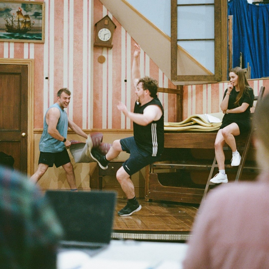 Another week of @pangoeswrong rehearsals in our big space studio! Behind the scenes images captured by @jackstaceyfilm..