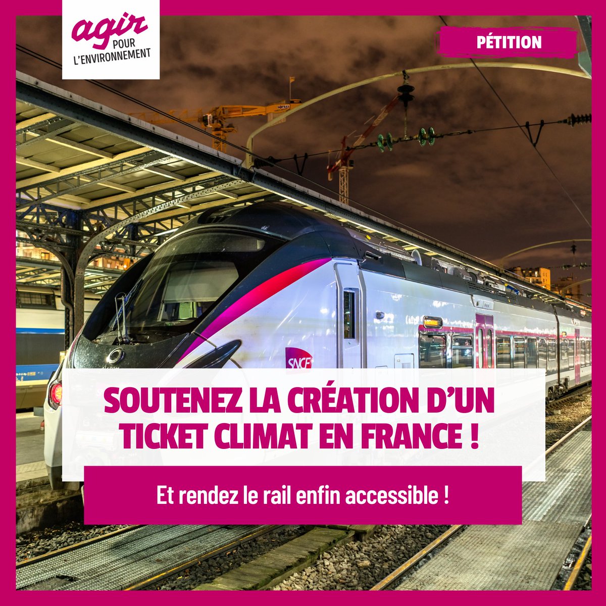 APEnvironnement's tweet image. 🌍 Depuis plusieurs mois, l’eurodéputée @KarimaDelli se bat pour que la France prenne exemple sur l’Allemagne en mettant en place un Ticket climat. 

Soutenons sa création afin de rendre le rail enfin accessible en France➡️  …cketclimat.agirpourlenvironnement.org

#TicketClimat