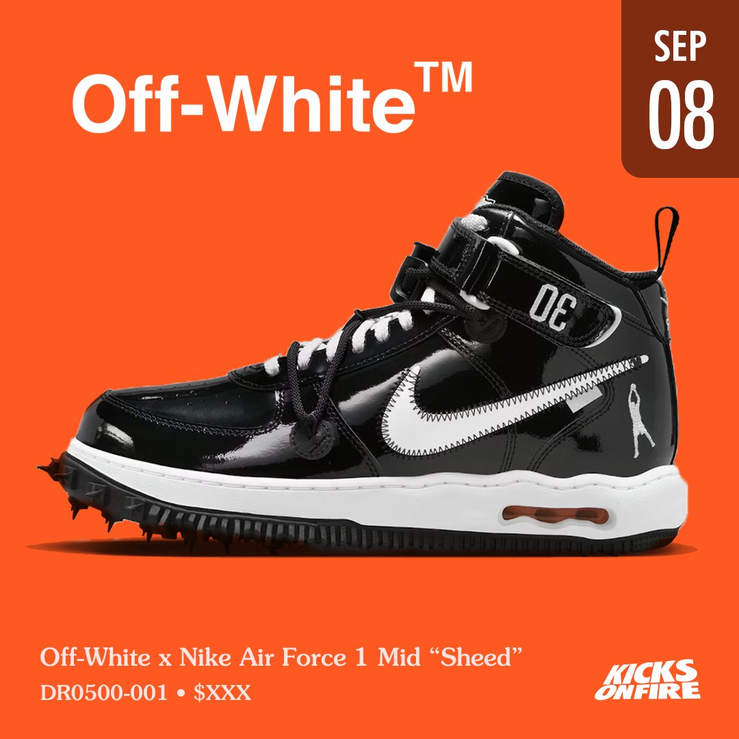 Off-White x Nike Air Force 1 Mid Sheed DR0500-001