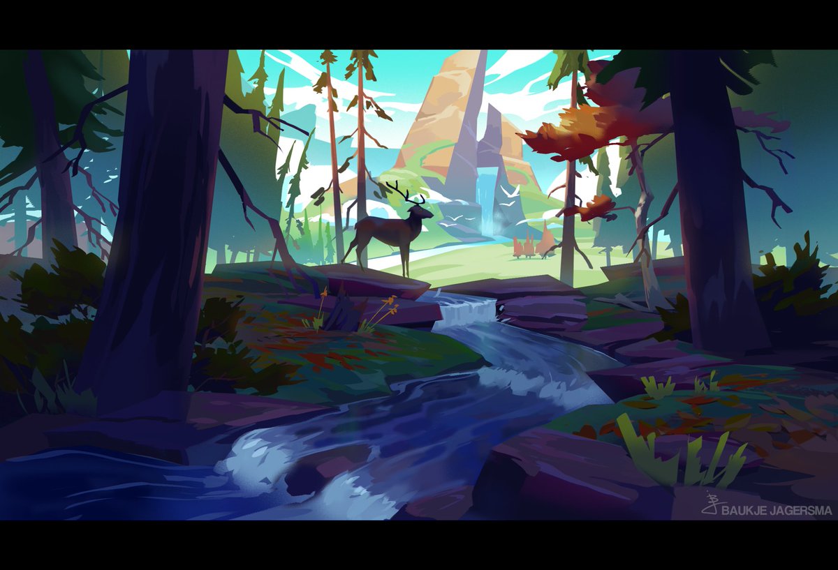 So hi! I'm looking for work again starting October! 👋

Just finished a 3 year project, now it's time for something new. Available for freelance concept art/illustration/game art, preferably full-time contract based.

RT's are appreciated😊
artstation.com/baukjespirit