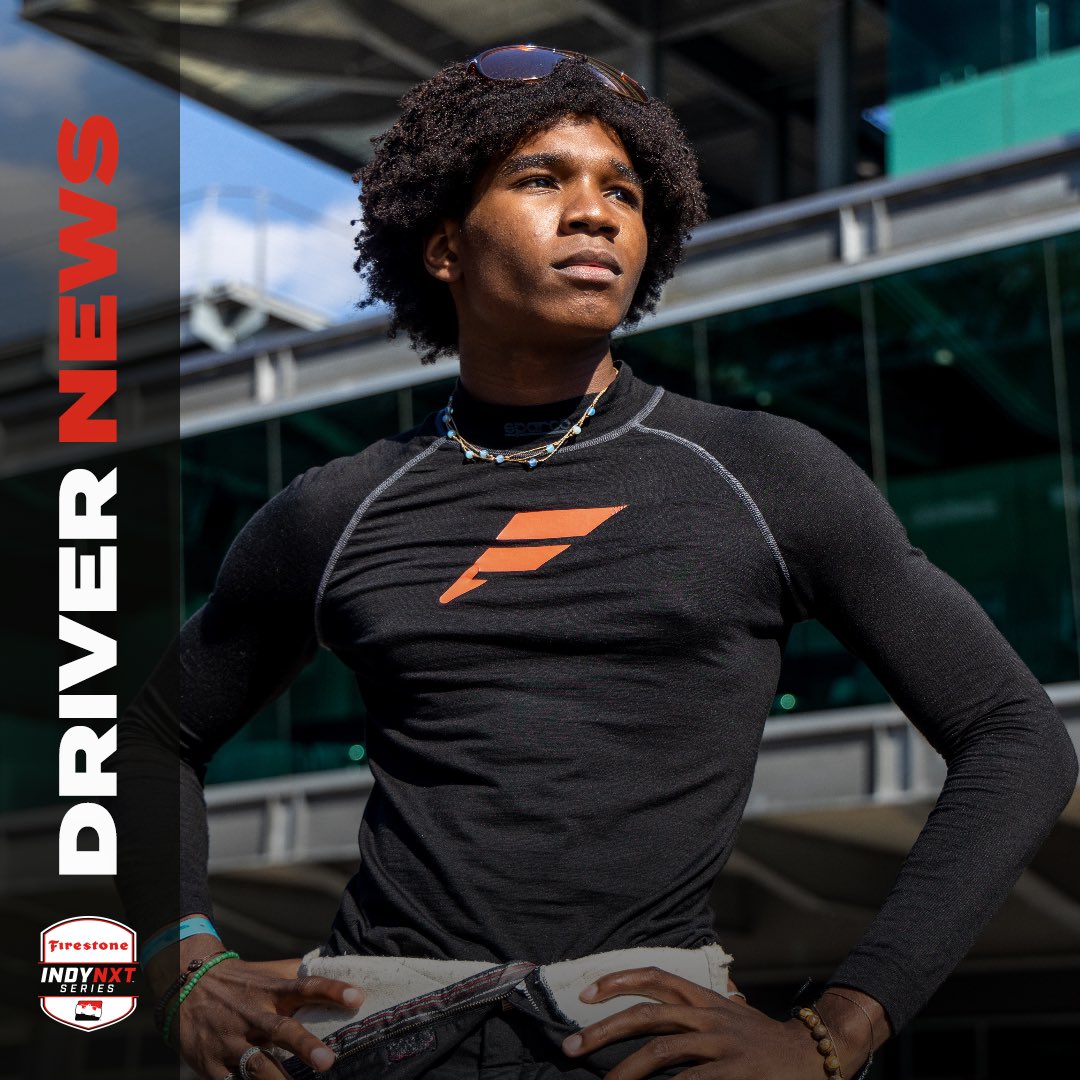 DRIVER NEWS: @OceanbyMR is moving up to #INDYNXT in 2024. 
 
The 2023 USF Pro 2000 Champion and first African American to win an open-wheel championship in the U.S. is joining <a href="/HMDMotorsports/">HMD Motorsports</a> with Force Indy in the No. 99 car.