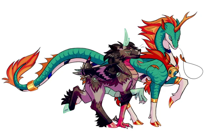 recent commissions ive done for a friend of mine @/lumakira! 