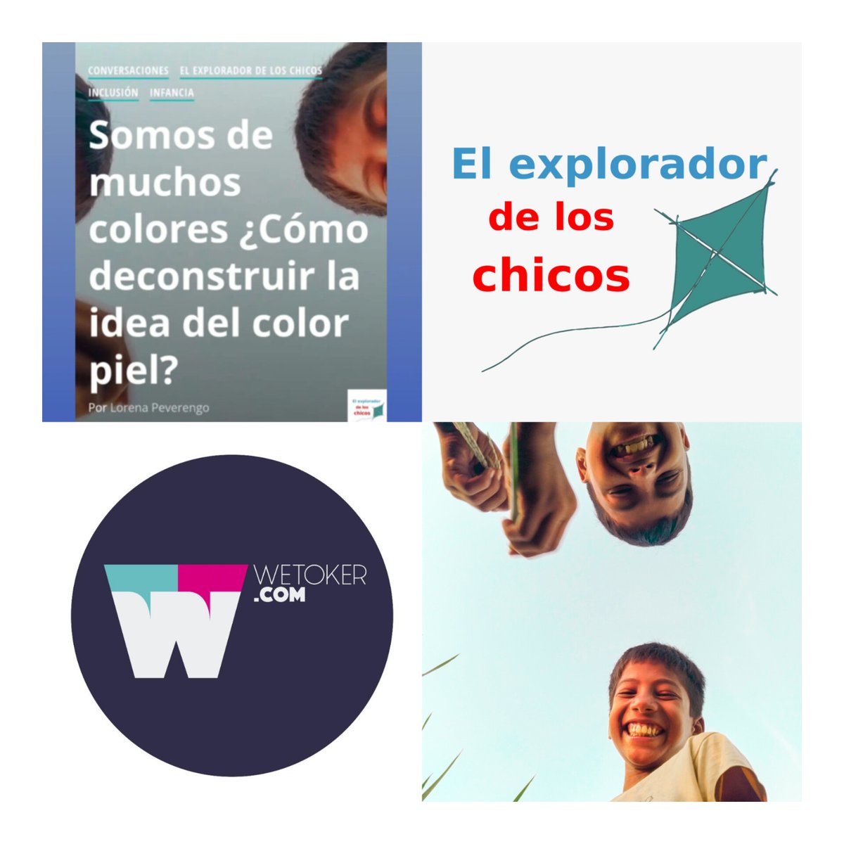 Podcast: ¡Episodio 52!
Somos de muchos colores ¿Cómo deconstruir la idea del color piel? Pueden escuchar el episodio en wetoker.com/somos-de-mucho… en Spotify en el canal El Explorador de los Chicos.