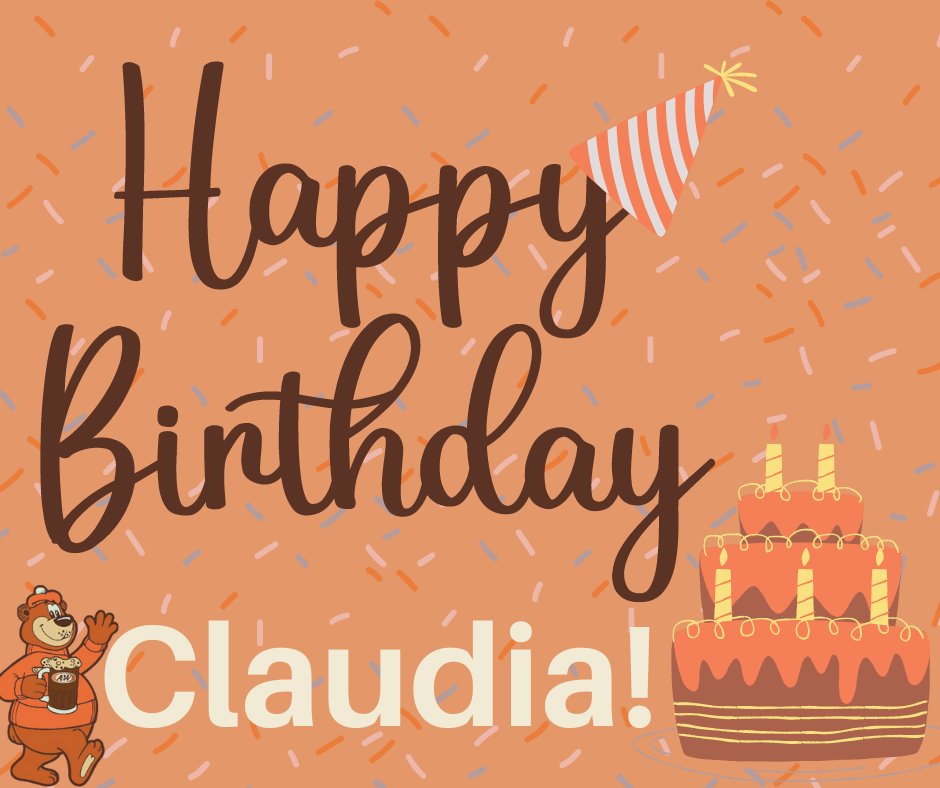 🎈🎂 Join us in celebrating a fantastic member of our team – it's Claudia A's BIRTHDAY! 🎉🎁

#HappyBirthdayClaudia #TeamCelebrations #WorkFamilyLove