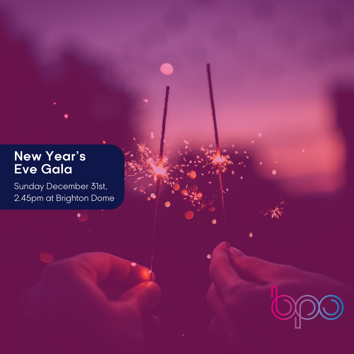 BPO_orchestra's tweet image. The perfect way to end 2023. Join us at our New Year's Eve Gala for a concert of fizz and fun! 🥂

🎟️ Book now: loom.ly/kN_nd3E
🗓️ Sunday December 31st, 2.45pm
📍 @brightdome