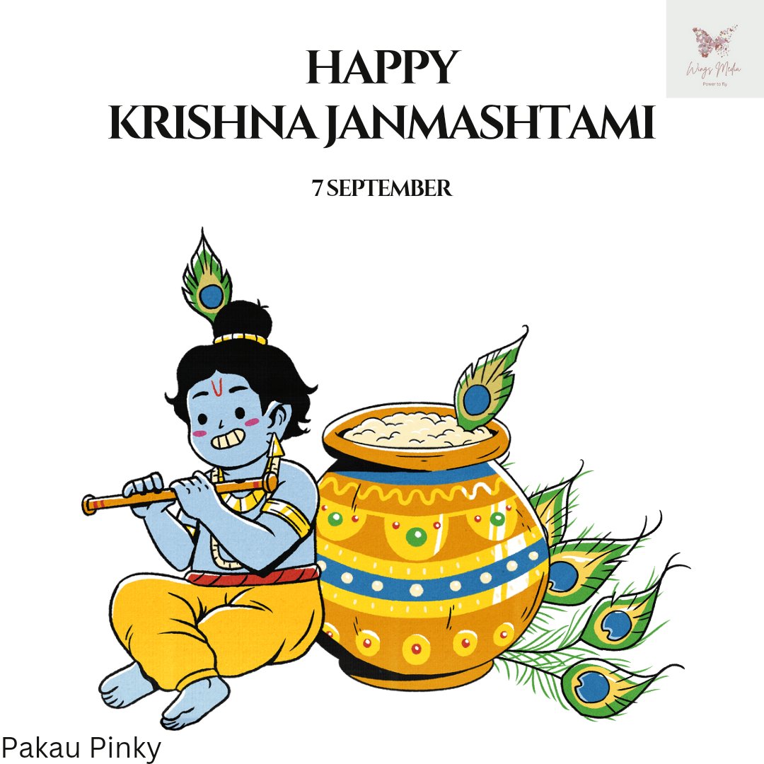 'May Lord Krishna showers his blessings during this #janmashtami on all of us'

🙏

#beliveinyourself 
#karma
