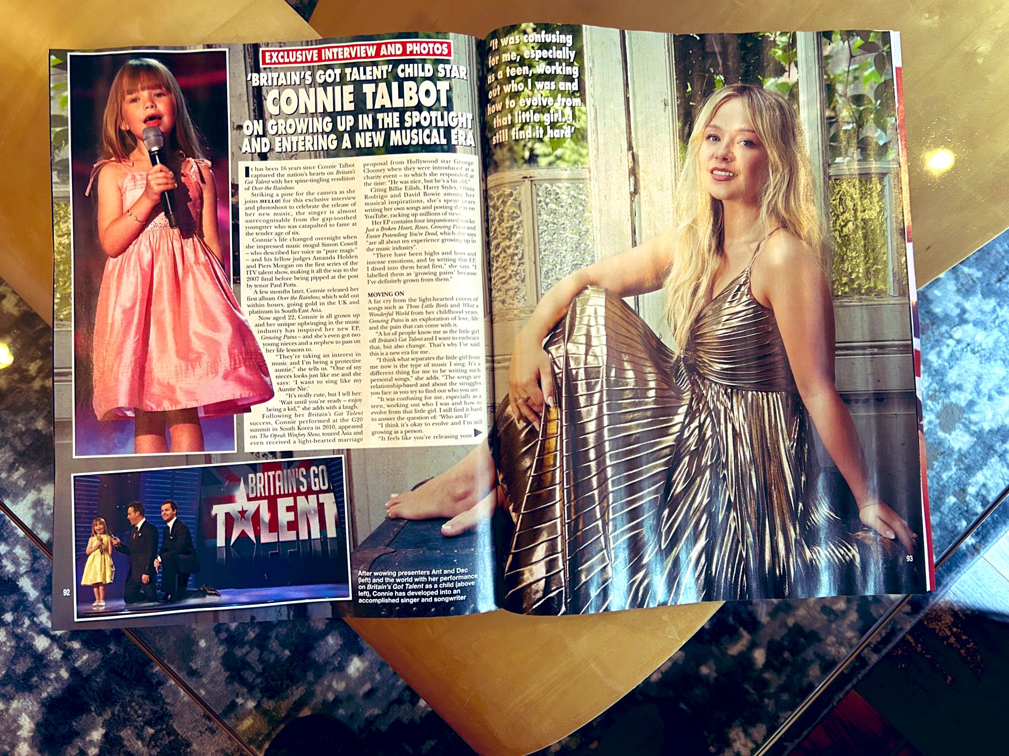 BRITAIN'S GOT TALENT' CHILD STAR CONNIE TALBOT ON GROWING UP IN