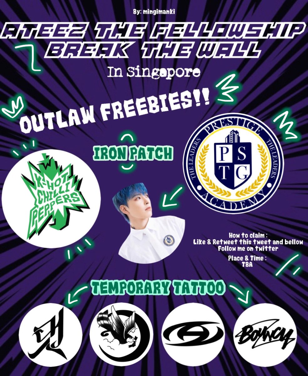 mingimanki's tweet photo. 🏴‍☠️ATEEZ WORLD TOUR🏴‍☠️
THE FELLOWSHIP : BREAK THE WALL FREEBIES !!!
‧₊˚✧ ✧˚₊‧
❕LIMITED QTY❕
‧₊˚✧ ✧˚₊‧
🔥looking forward to meeting you guys 🔥 

@ATEEZofficial #ATEEZINSINGAPORE #에이티즈 #ATEEZinSG #Break_The_Wall_SG #ATEEZinSingapore #ATEEZ https://t.co/81fUGD7SVX