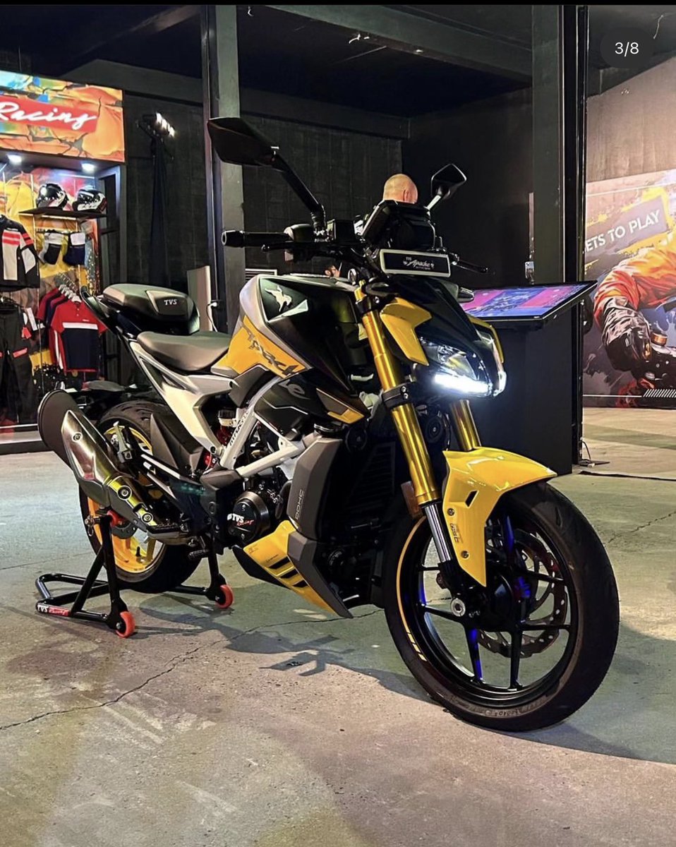 That new Apache be looking faaaaaaaine. #TVSapacheRTR310 😮‍💨🤌