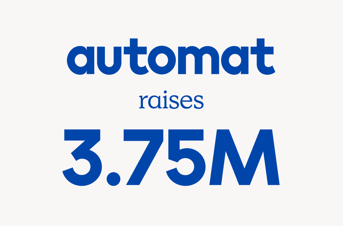 lucas0choa's tweet photo. 🙏 So thrilled and thankful to be working amazing partners from @Initialized, @khoslaventures  and others on this journey at @automat_ai

Also we're hiring! So send me a DM if you're interested in building a future where anyone can automate the tedium of the work they do or work with the best AI agents available to help them do so.

Read more on our fundraising announcement here:
https://t.co/8Yw141nvz4

@KyleWiggers tech crunch article here! https://t.co/PXVucUTec6